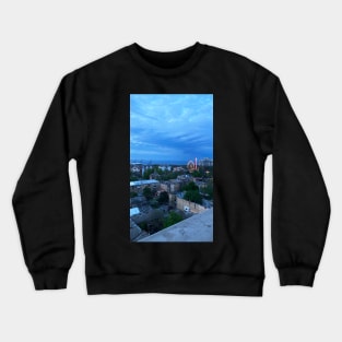 Night observation wheel in Odesa Crewneck Sweatshirt